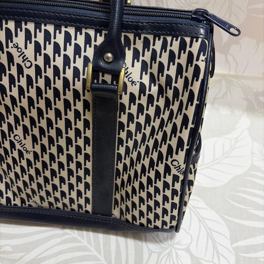 Chloe クロエ ボストンバッグ ハンドバッグ モノグラム