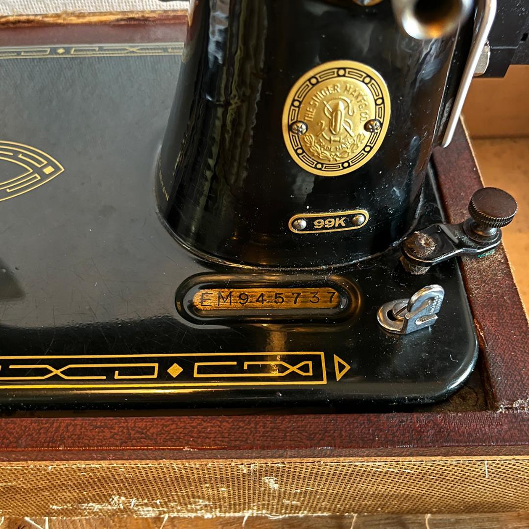 SINGERミシン 99K シンガーミシン アンティークミシン 1957年代