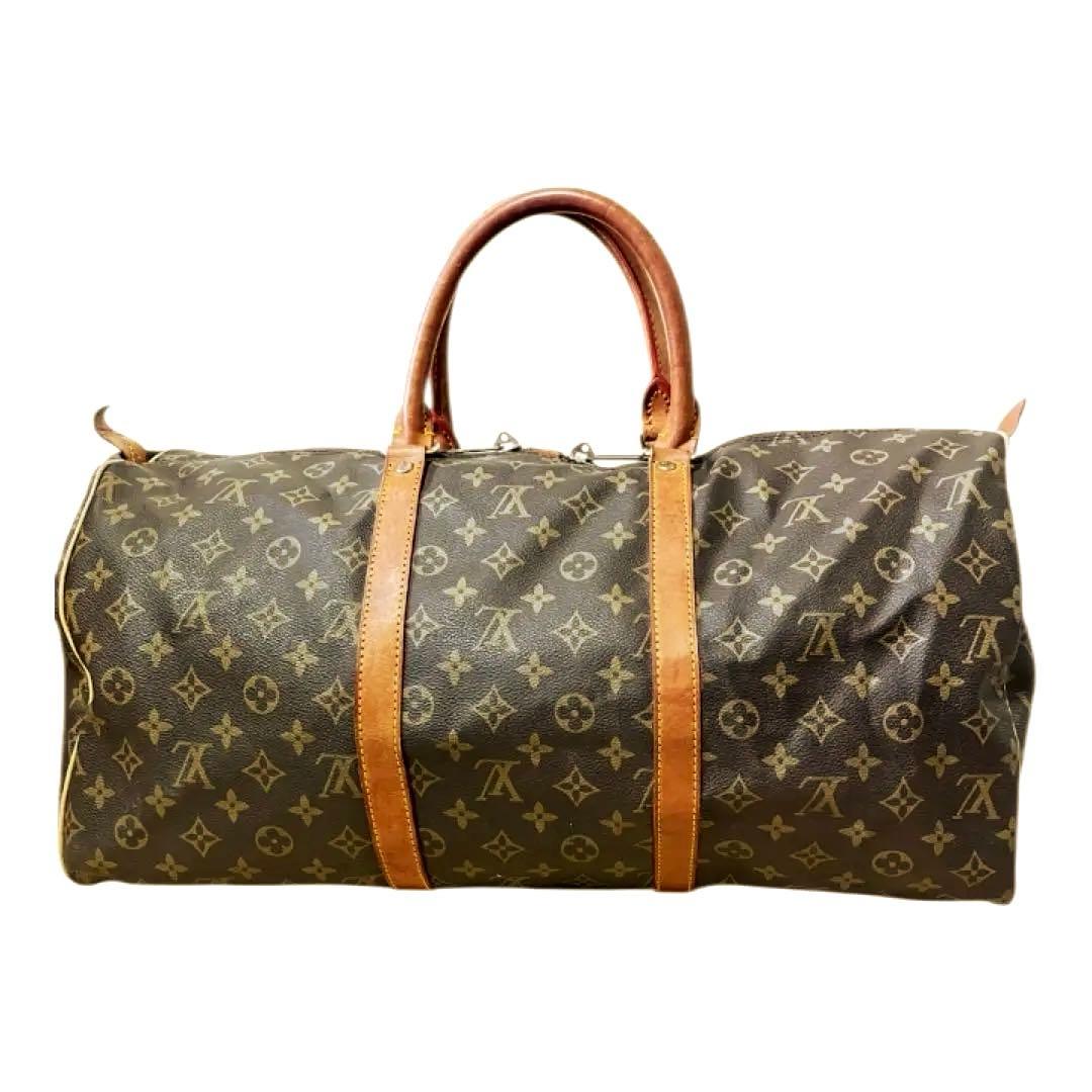 LOUIS VUITTON キーポル50モノグラムボストンバッグ旅行大容量メンズ