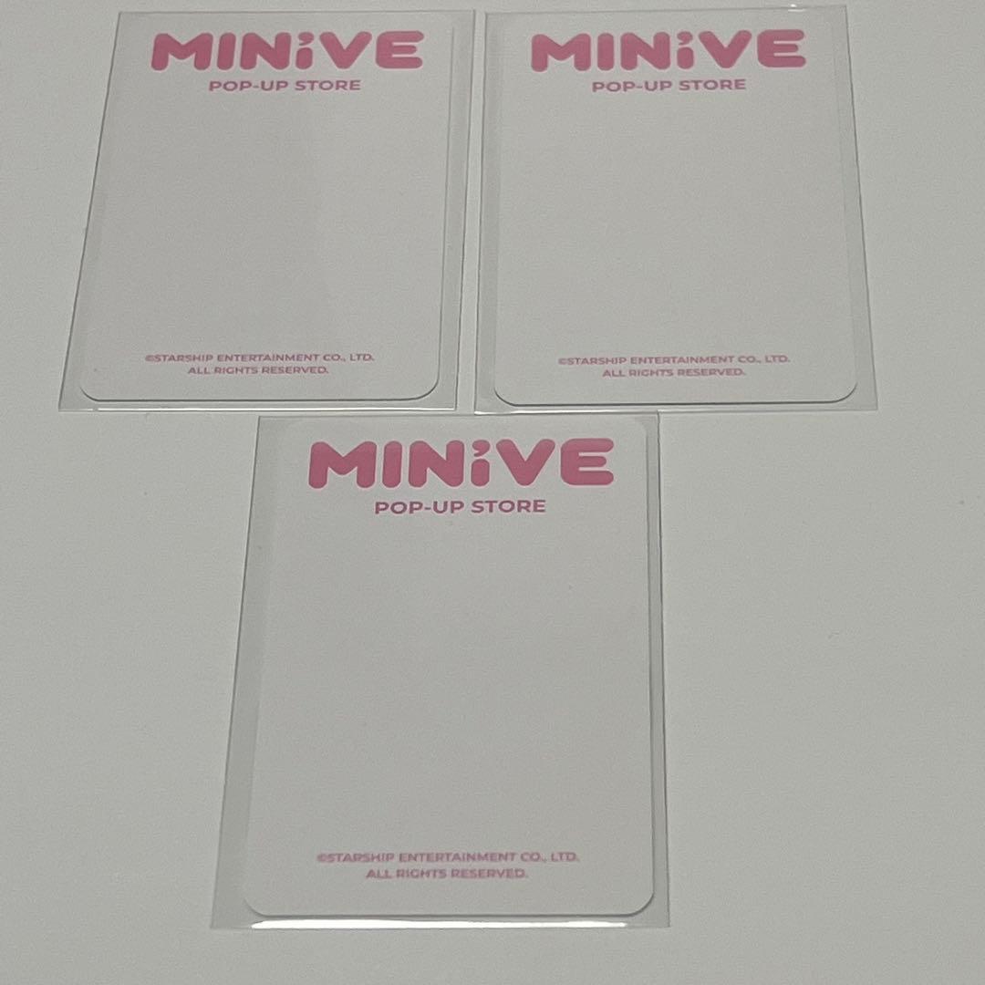 IVE MINIVE CHERRY ウォニョン 特典トレカ 3枚セット