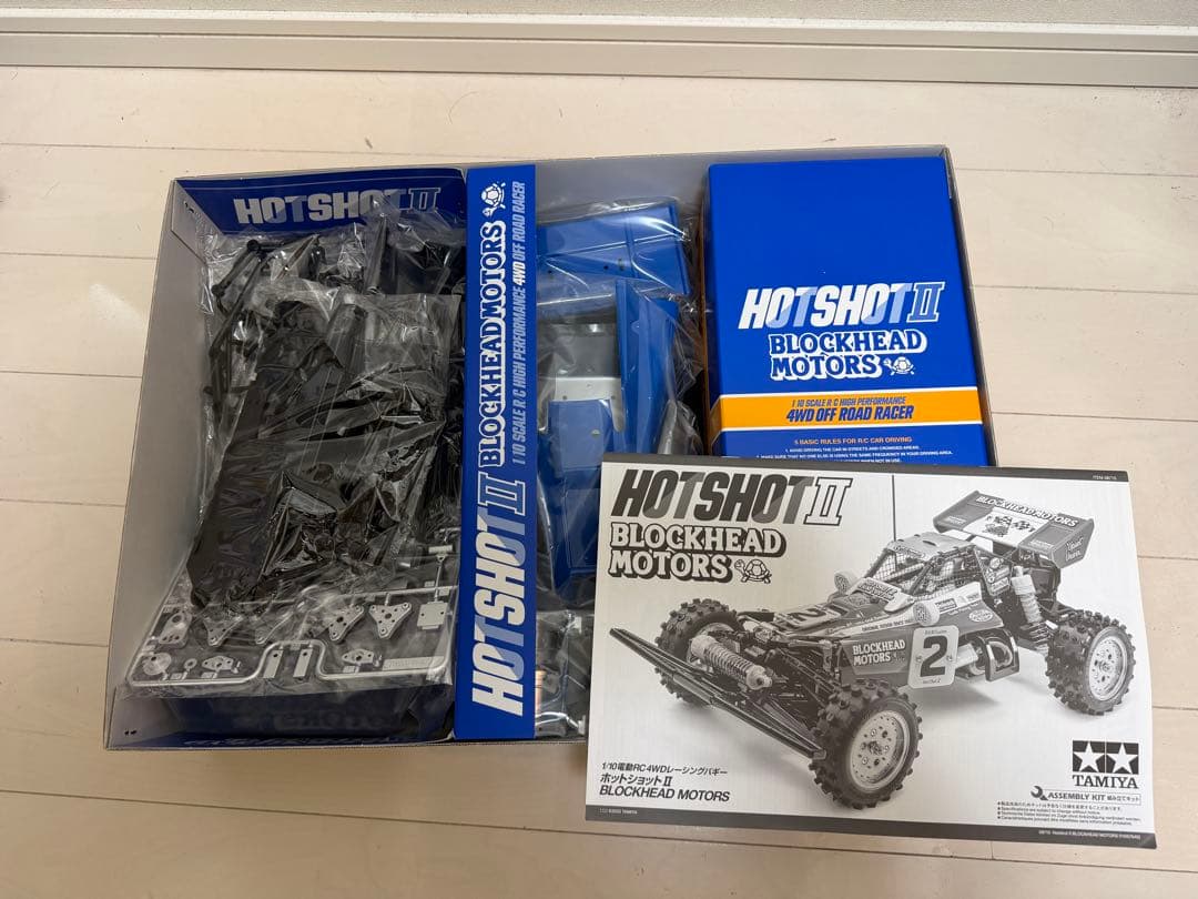 HOTSHOTII BLOCKHEAD MOTORS FINESPEC24G付き