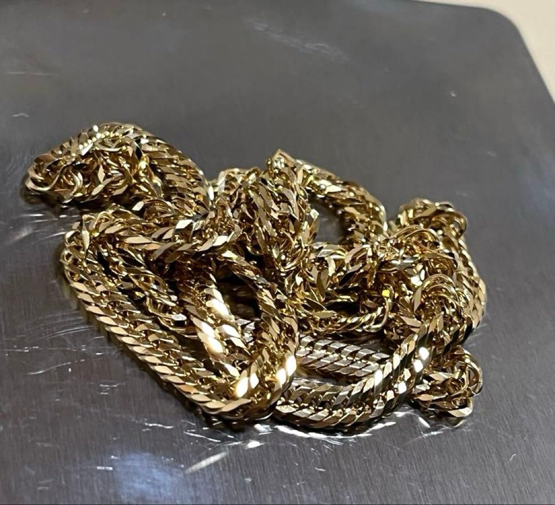 【美品】K18喜平ネックレス12面トリプルカット25.7g50㎝