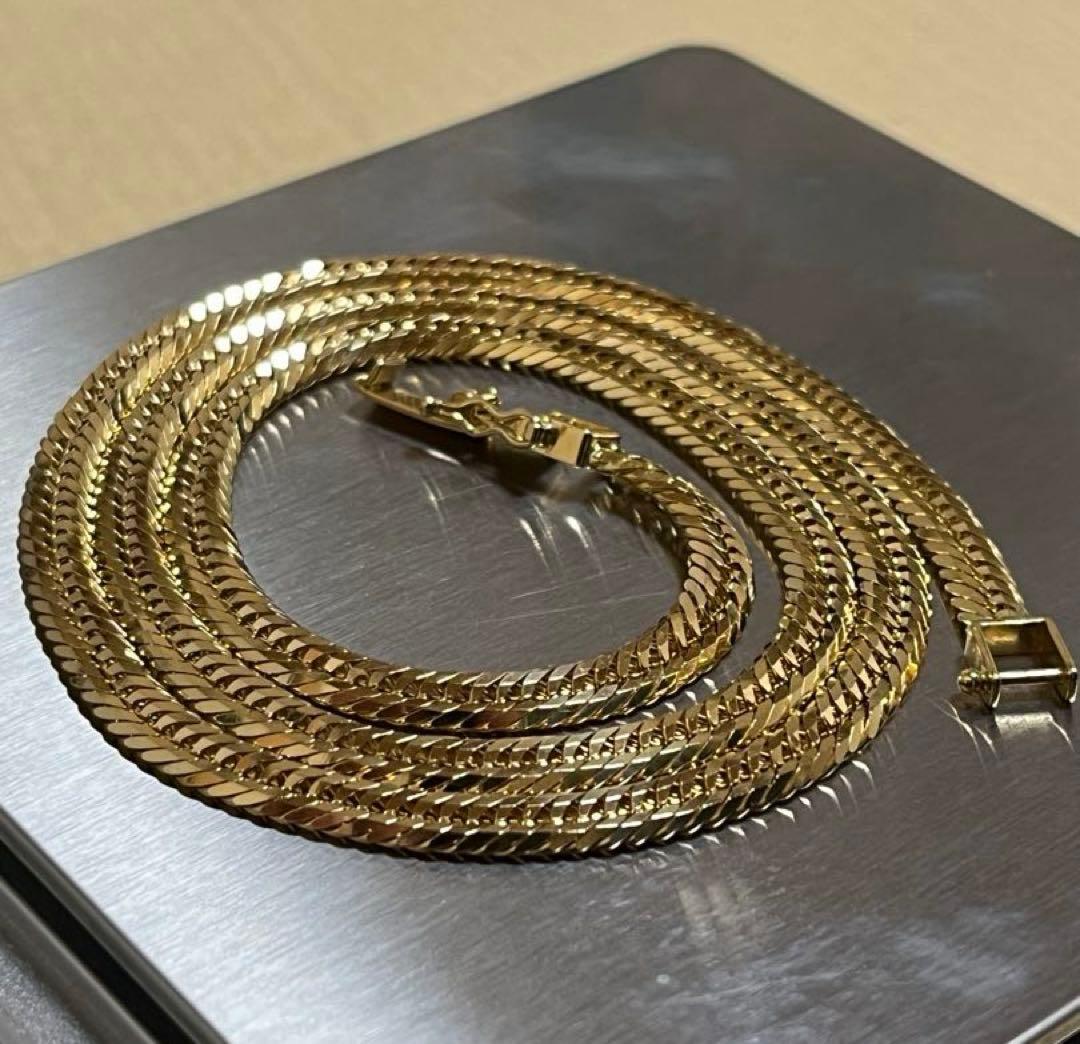 【美品】K18喜平ネックレス12面トリプルカット25.7g50㎝