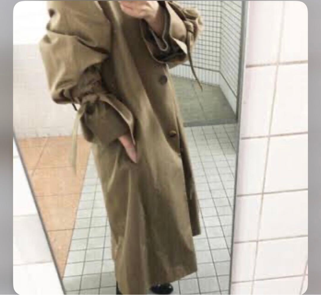 ルシェルブルー　ボウカフトレンチコート　ライナー付き