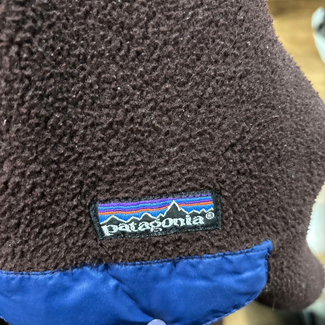 L 希少モカ90s paragonia スナップT トラヴィス着用 フリース