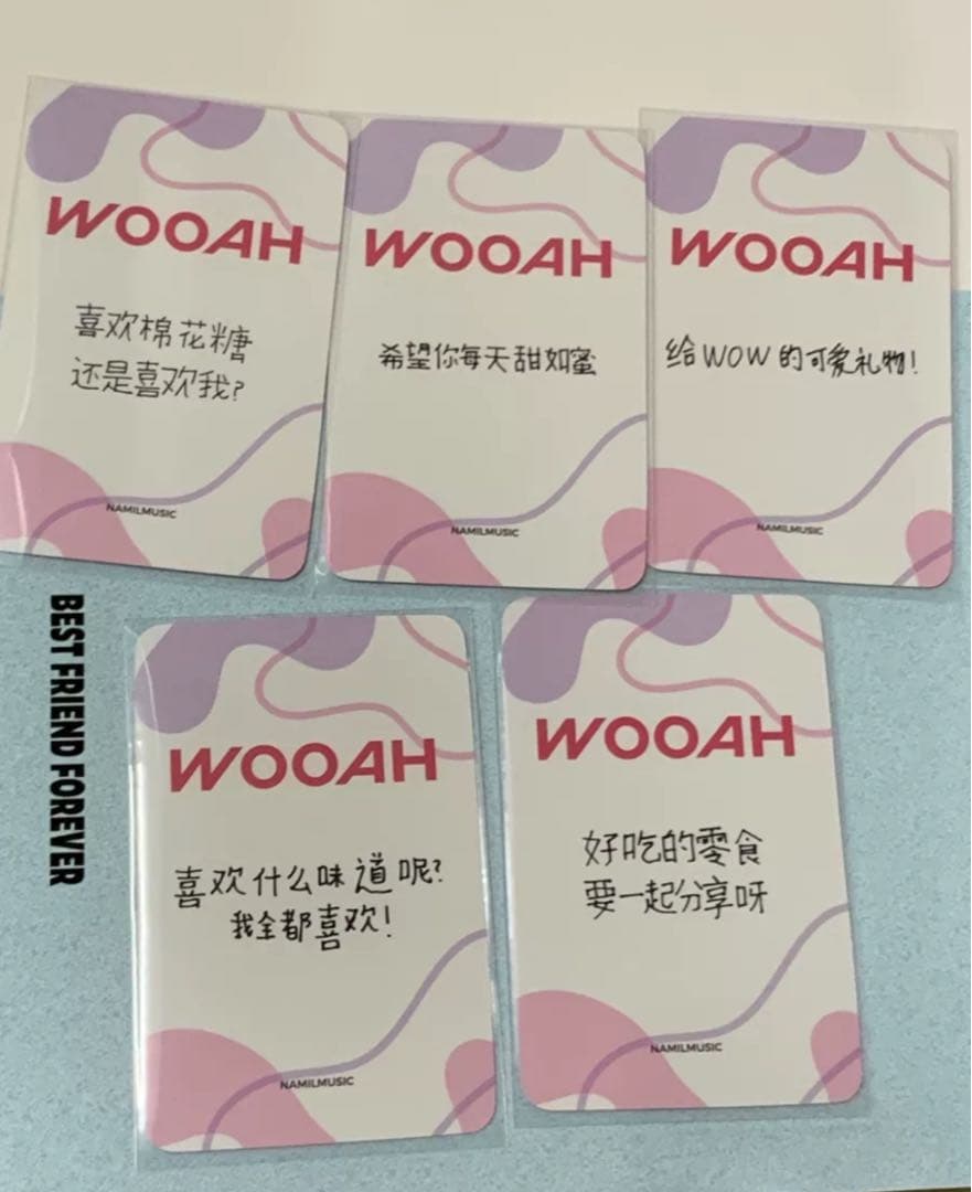 WOOAH 中国 namil ny3.0 特典 トレカ 5枚セット