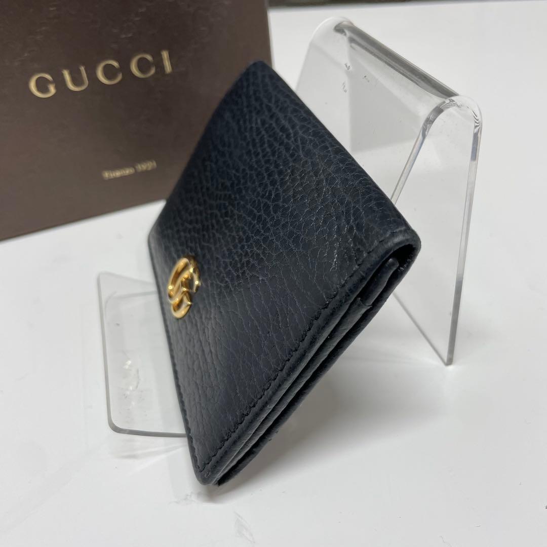 セ*え様 GUCCI 名刺入れ　GGマーモント　グッチ