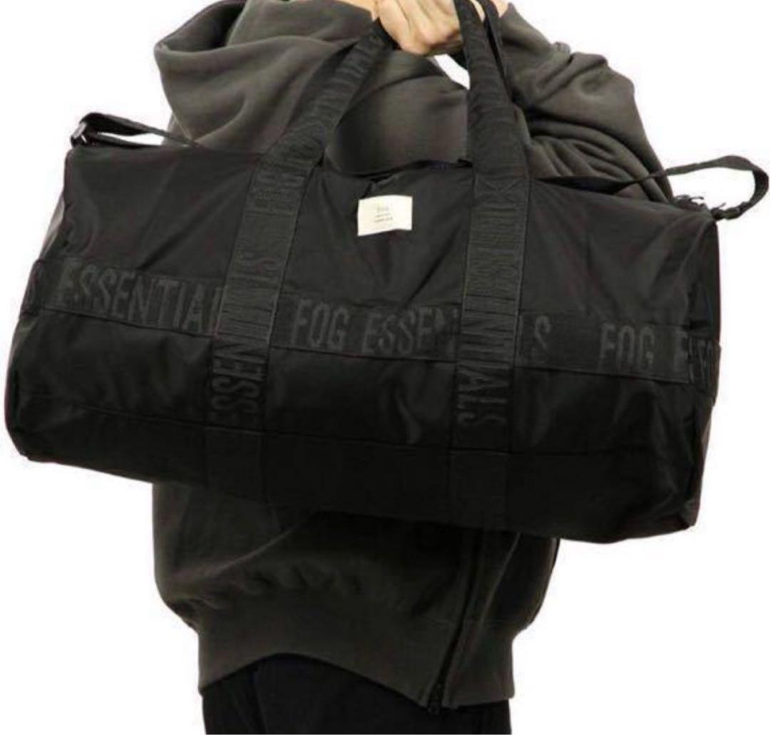 FOG Essentials エッセンシャルズ ダッフルバッグ 黒
