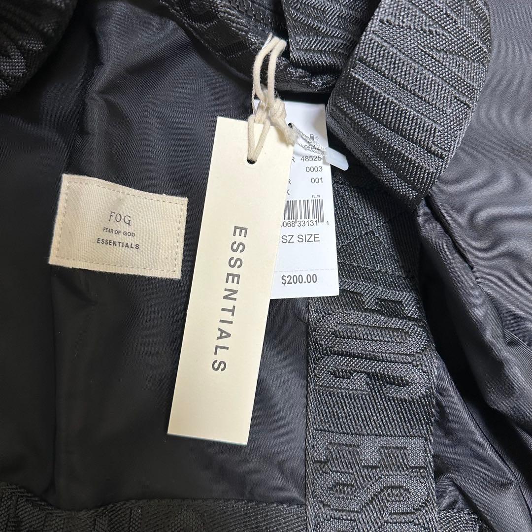 FOG Essentials エッセンシャルズ ダッフルバッグ 黒