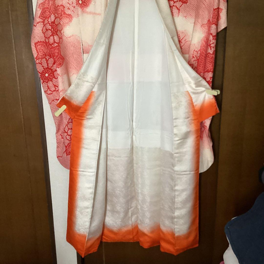 未使用　藤娘きぬたや総絞りの振り袖