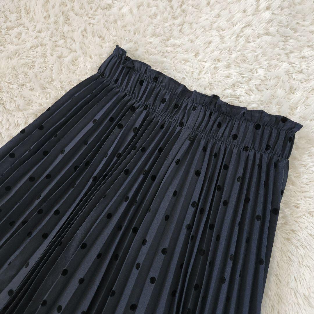 とんすけ　極美品✨IENA ランダムドットプリーツスカート　36