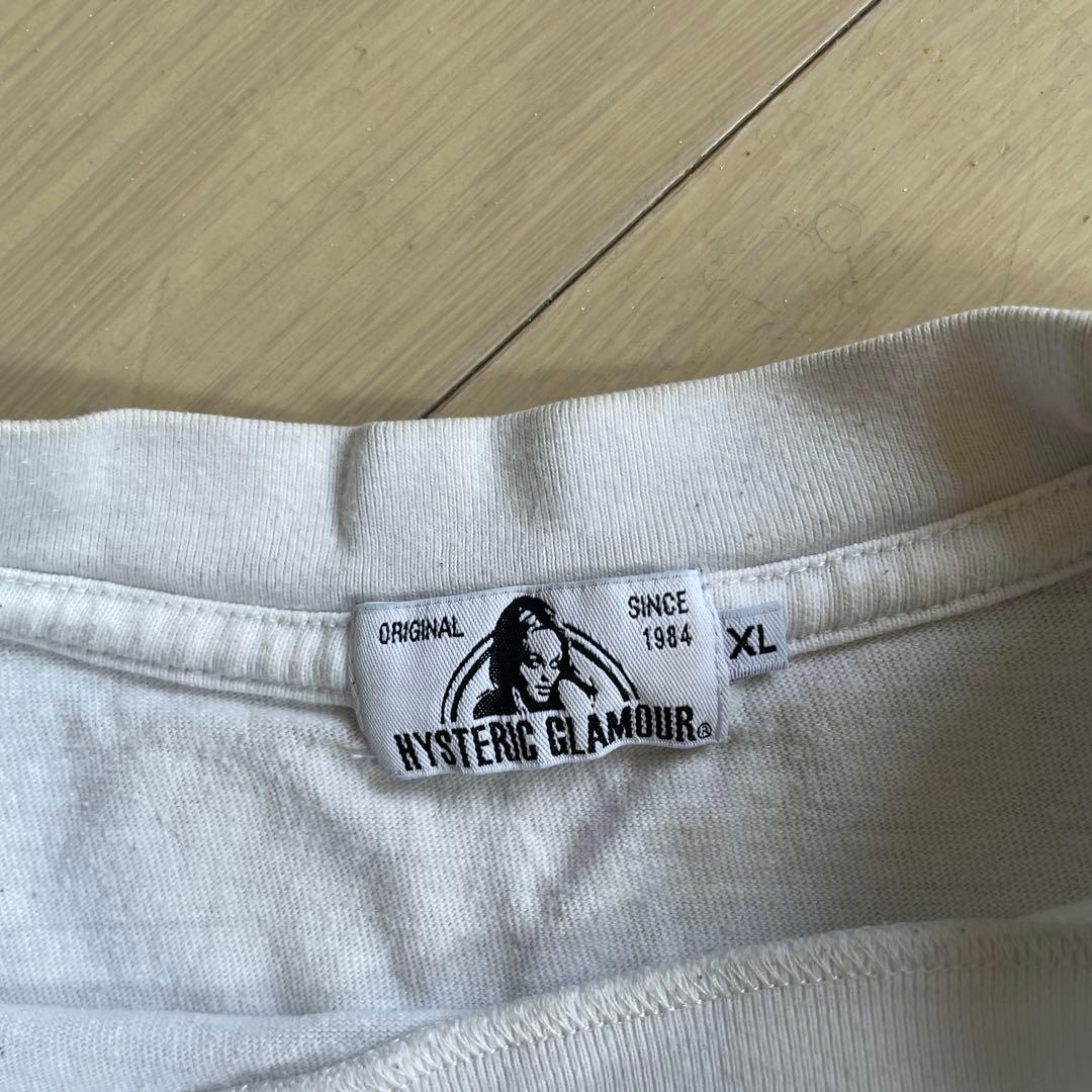HYSTERIC GLAMOUR ホワイト Tシャツ　XLサイズ