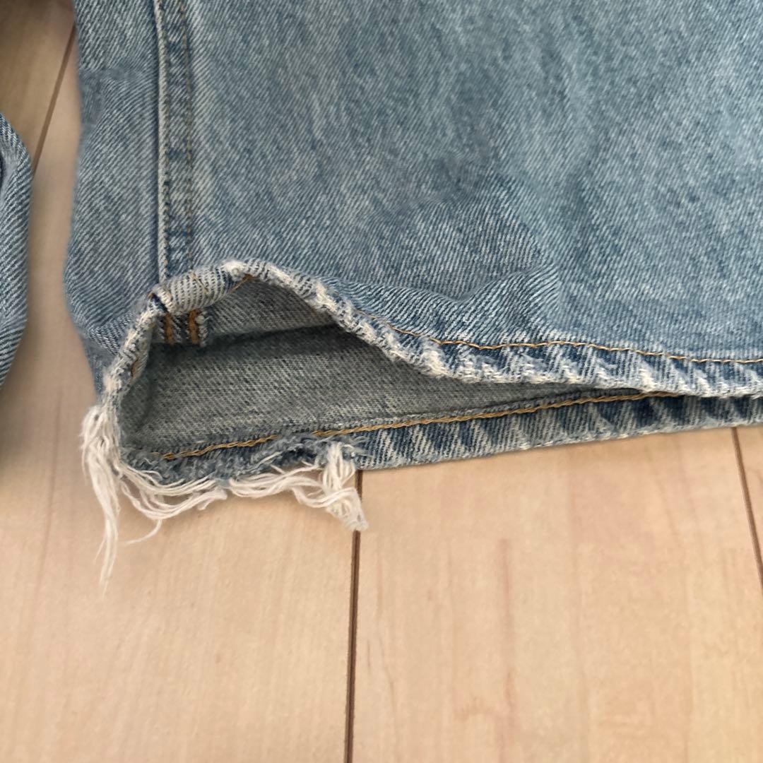 パンツ Moussy CROSS WAIST WIDE STRAIGHT 0
