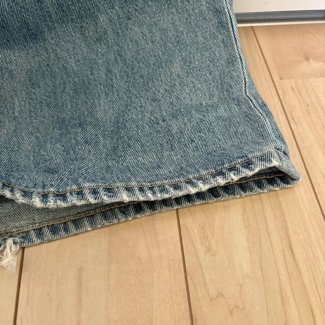 パンツ Moussy CROSS WAIST WIDE STRAIGHT 0