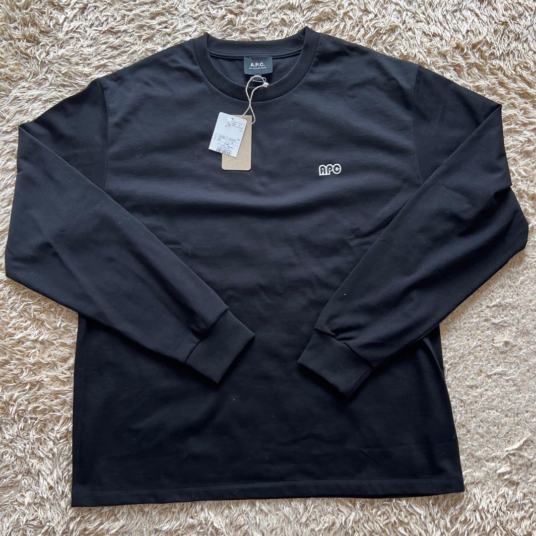 【新品未使用‼️】APC406 ロゴパッチ付長袖Tシャツ