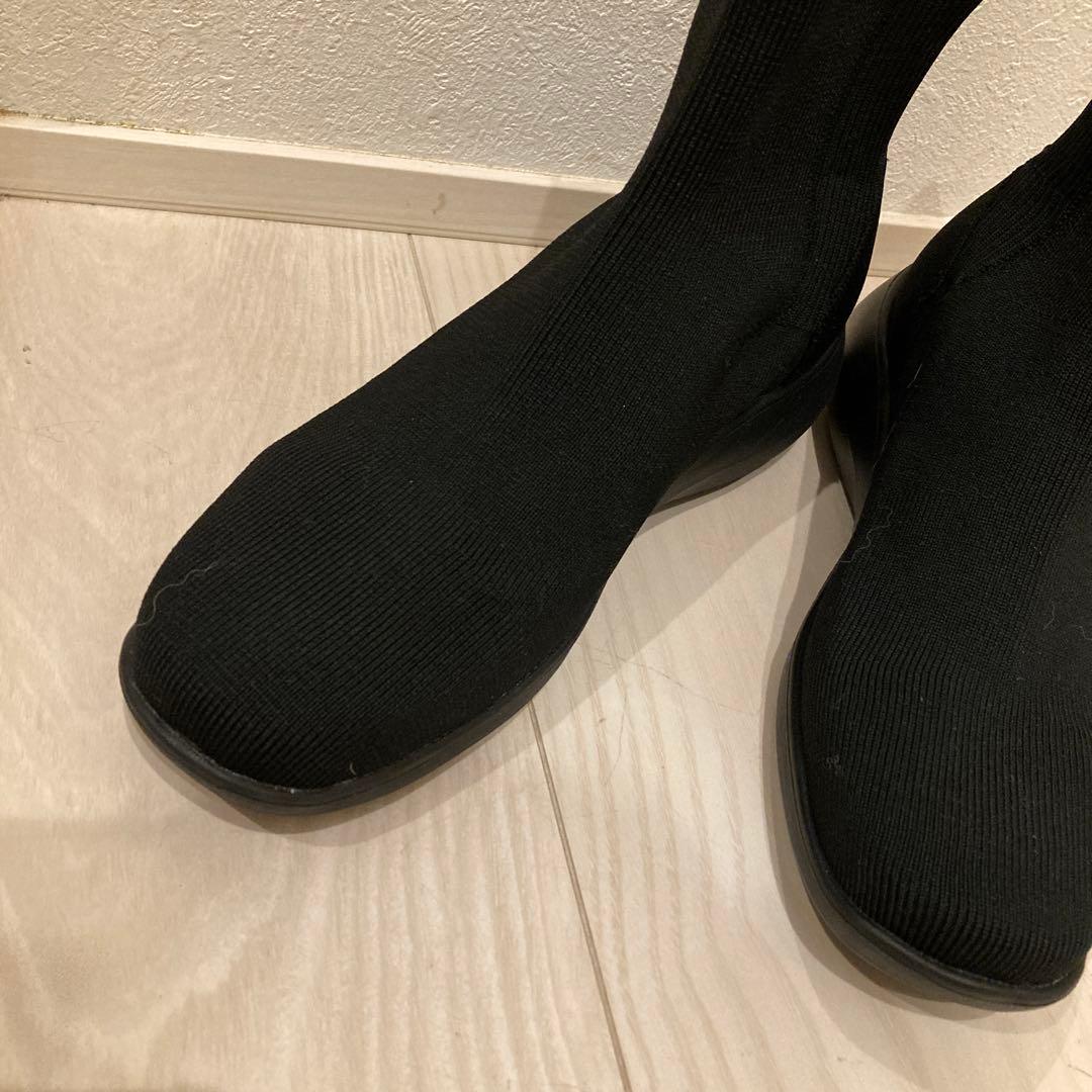 steppi ステッピ ブーツ ニットブーツ 防水　24cm