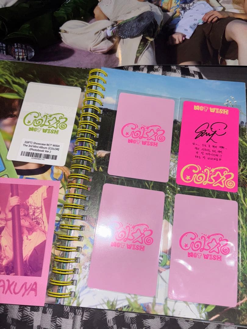 NCT WISH COLOR photobook ver. サクヤ　コンプリート
