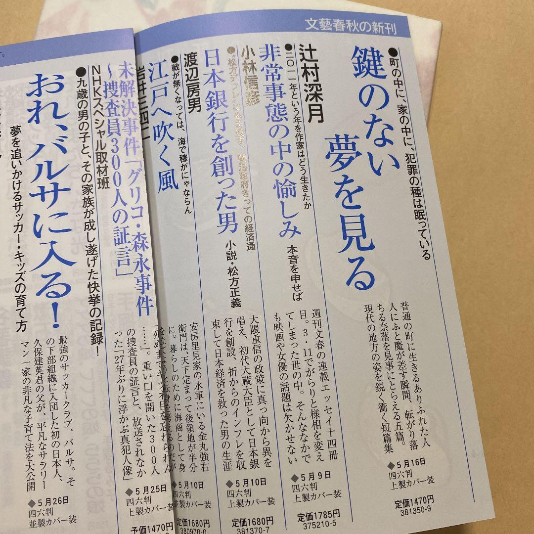 値下げ[署名！初版]鍵のない夢を見る　辻村深月　直木賞！サイン本 落款　新刊美本