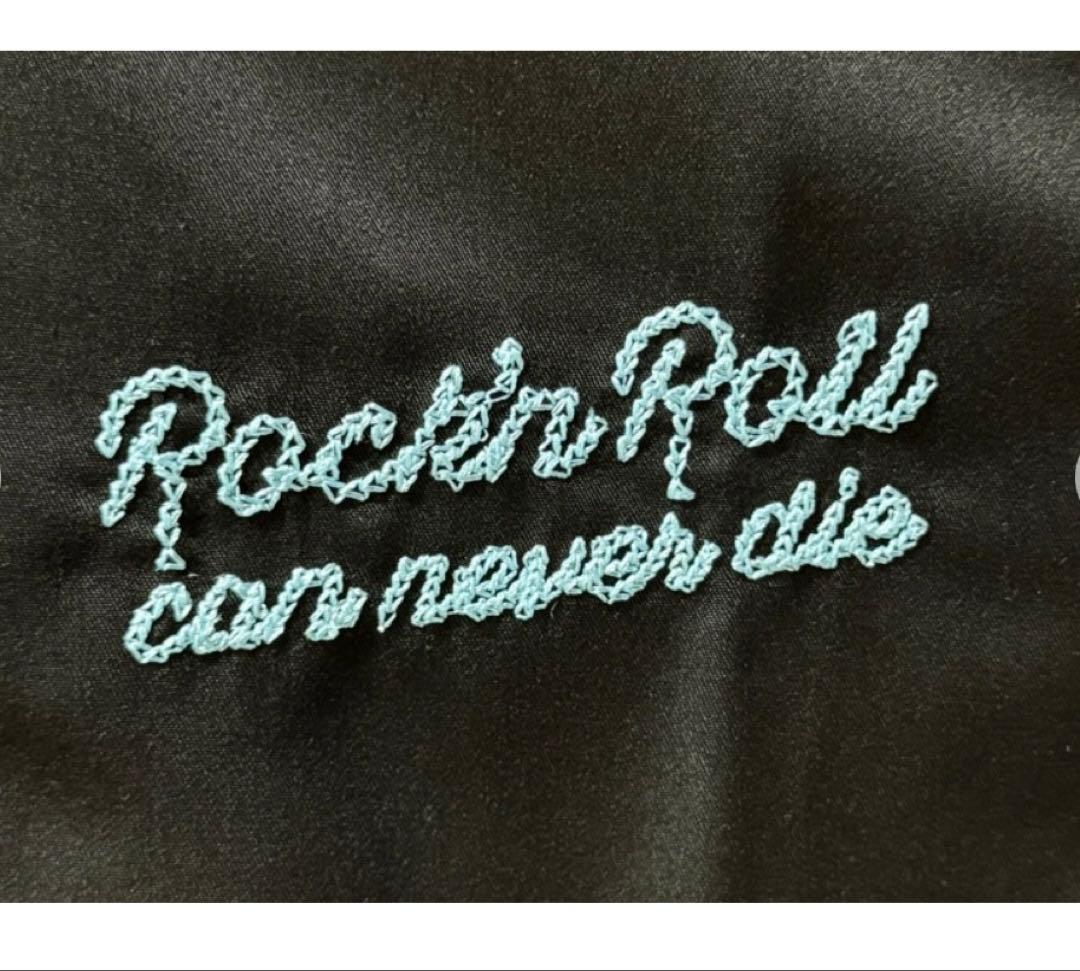 値引！斉藤和義 ROCK'N ROLL CAN NEVER DIEワークシャツS