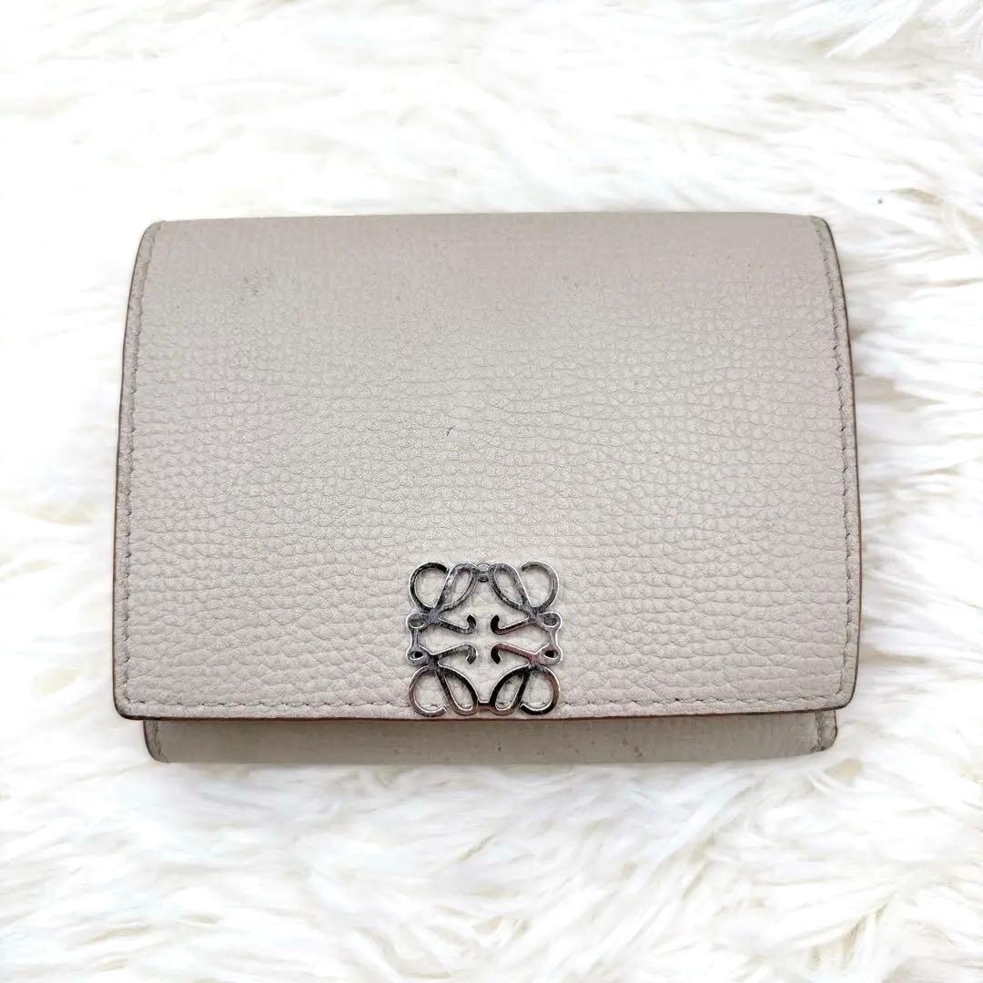 LOEWE アナグラム トライフォールド ウォレット 三つ折り財布