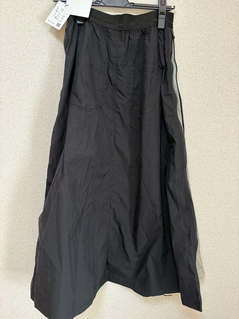 新品　今季　完売品　ラシュッド　サイドジップラインスカート　ブラック