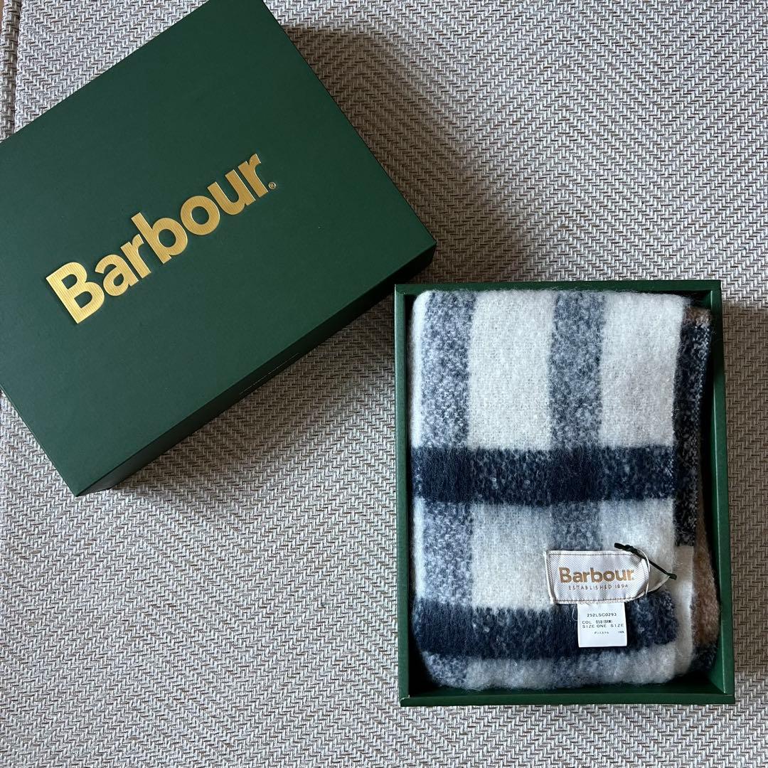 Barbour Isla タータン マフラー　BRW