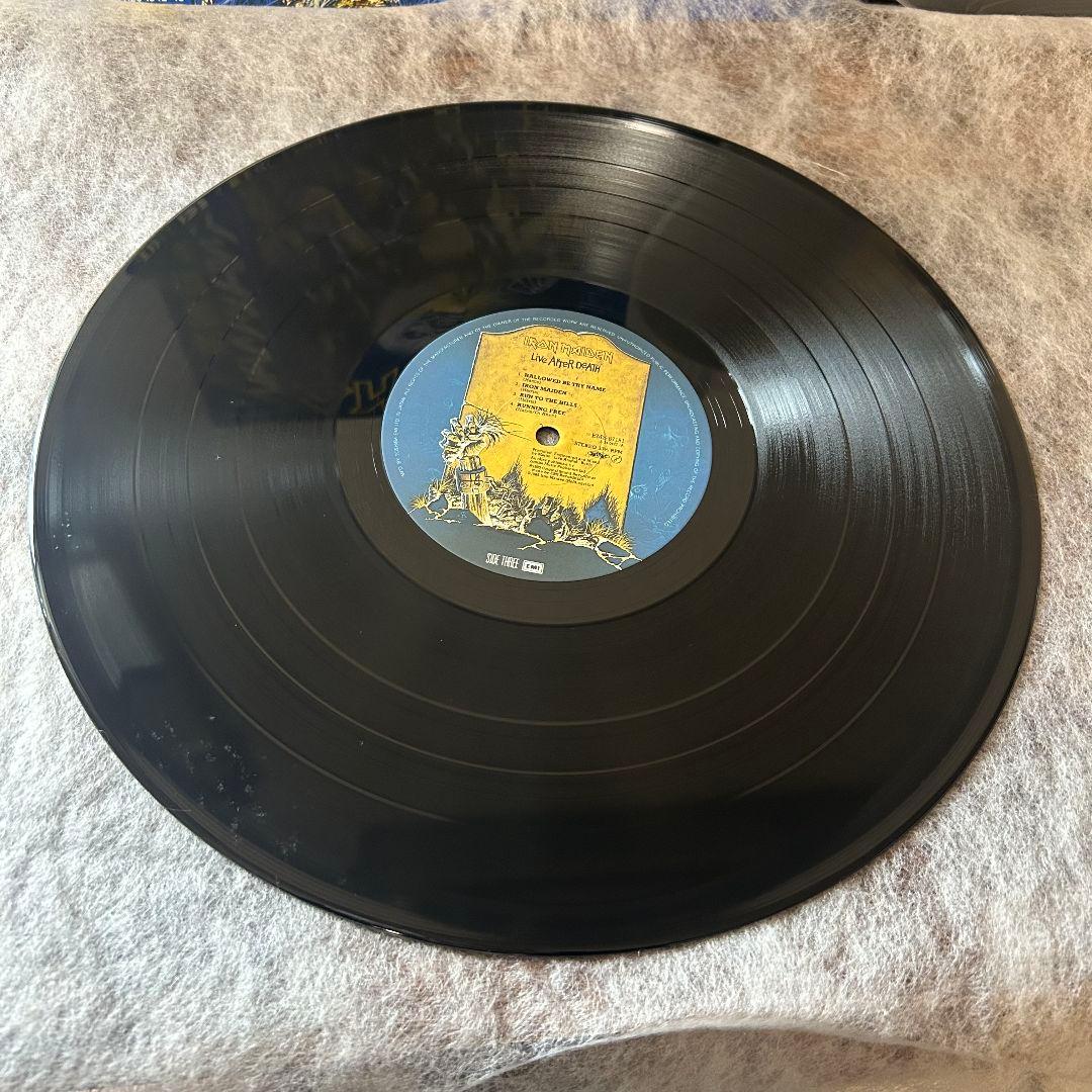 アイアン・メイデン Live After Death LPレコード