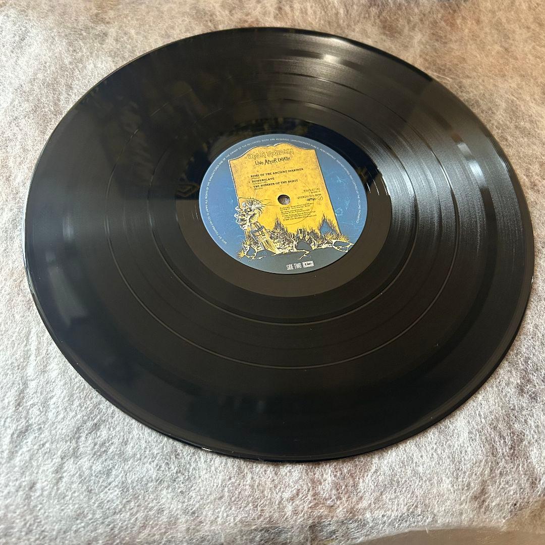 アイアン・メイデン Live After Death LPレコード