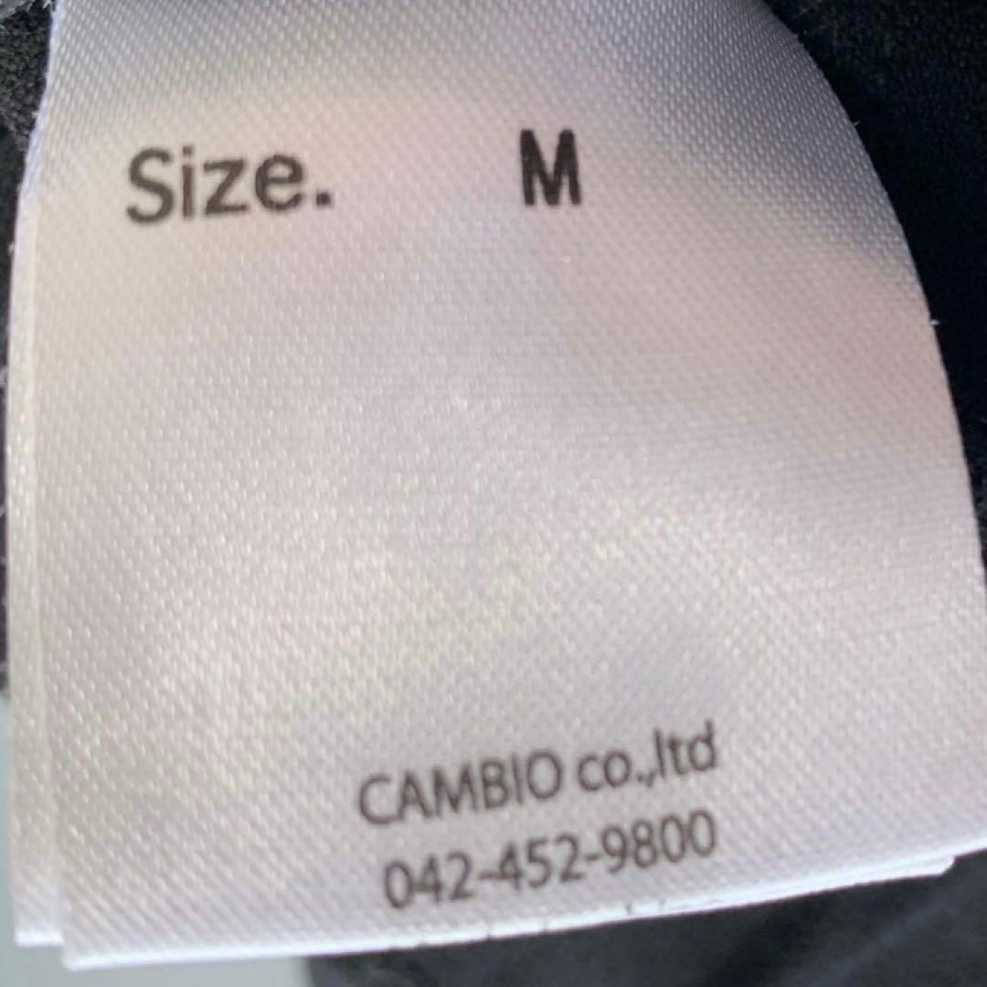 未使用品＊CAMBIO・ガンビオ・サルエルスーパーストレッチパンツ　ブラック　M