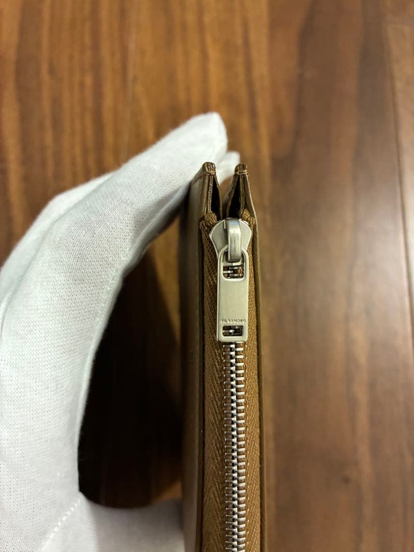 本物新品未使用　JIL SANDER ブラウン 折り財布