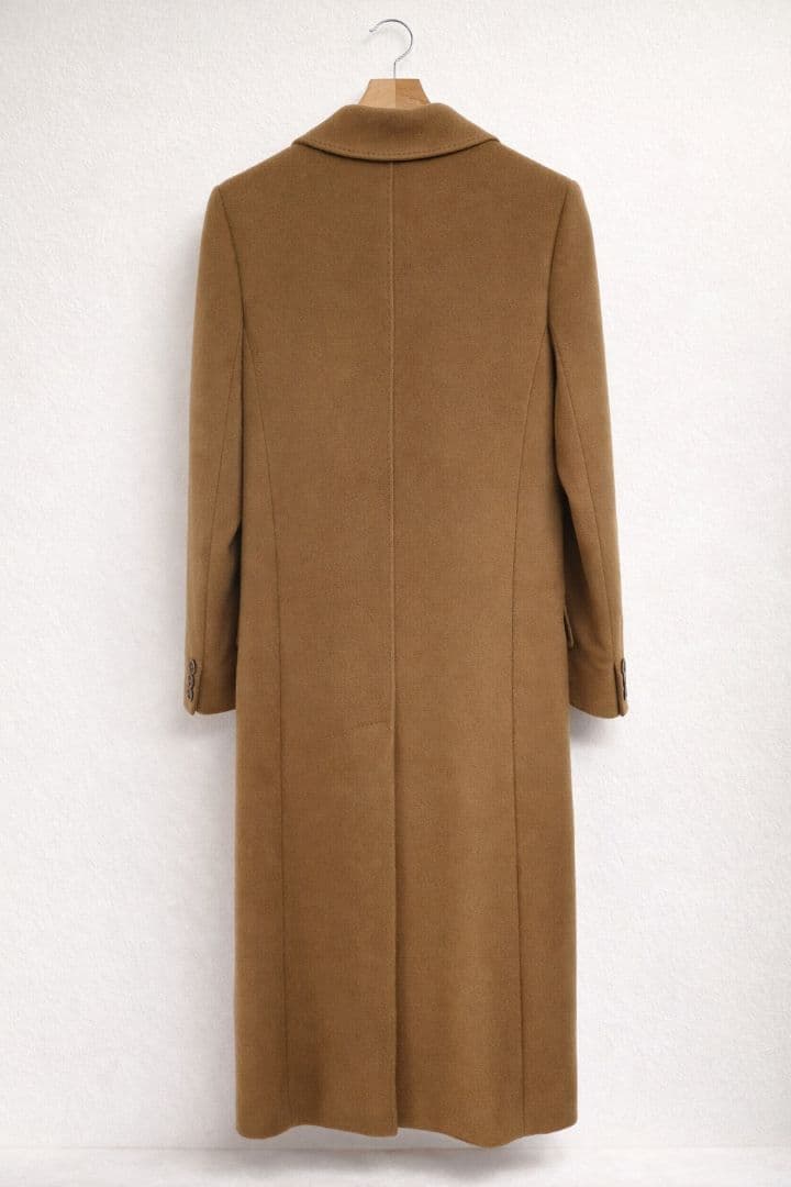 Max Mara カシミヤ100% ロングコート 白タグ キャメル イタリア製