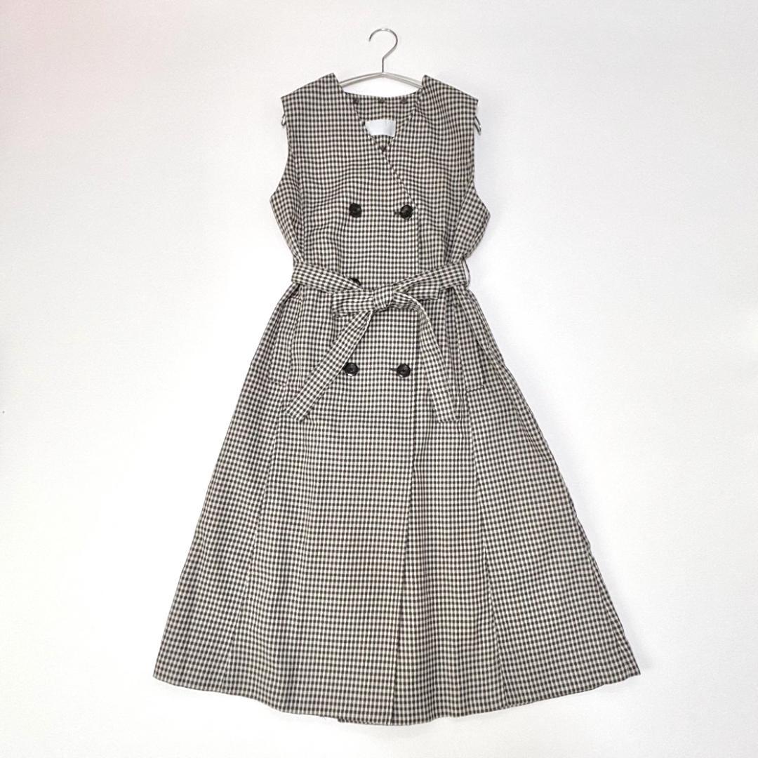 極美品　セルフォード 　３ＷＡＹフリルトレンチコート　M　大人可愛い
