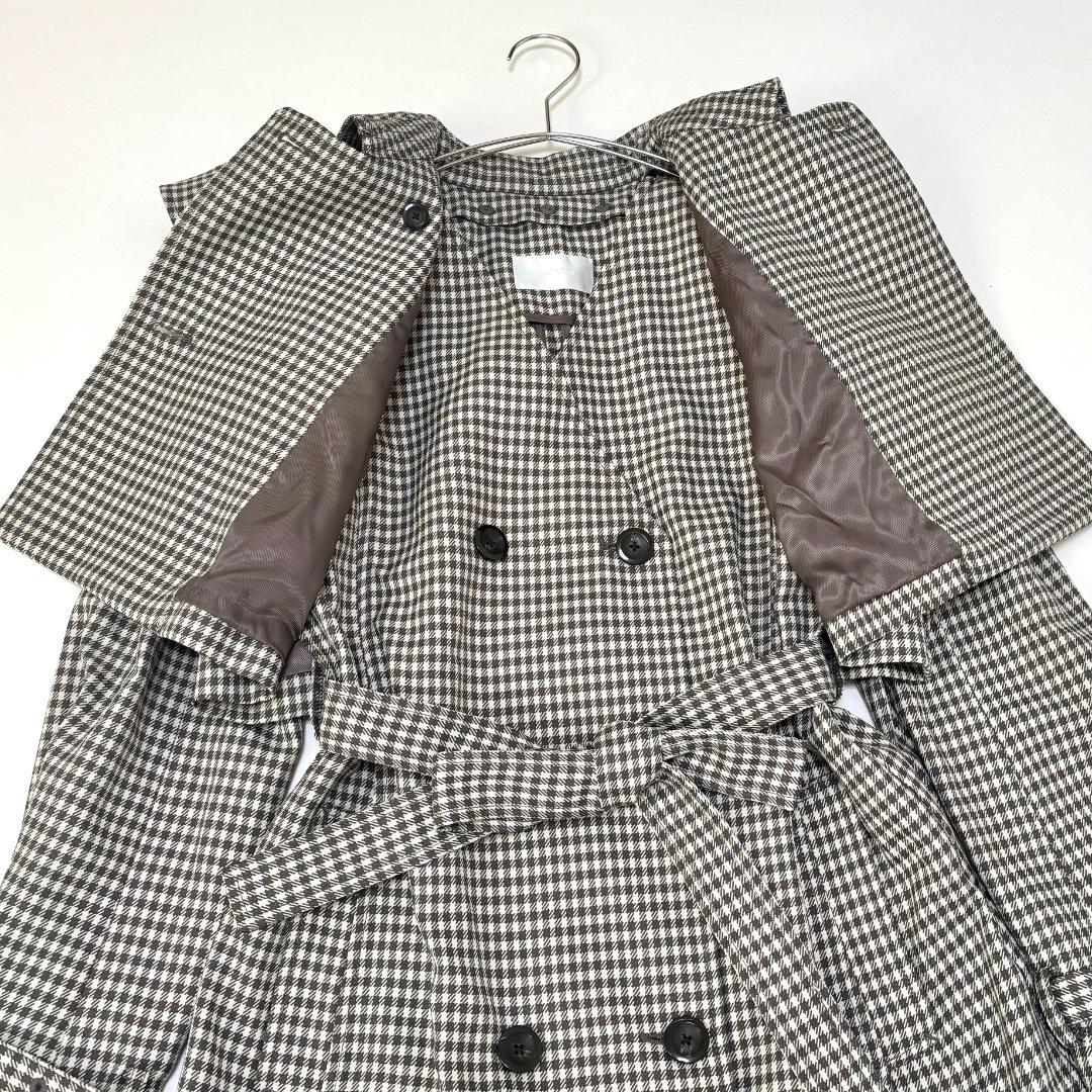 極美品　セルフォード 　３ＷＡＹフリルトレンチコート　M　大人可愛い