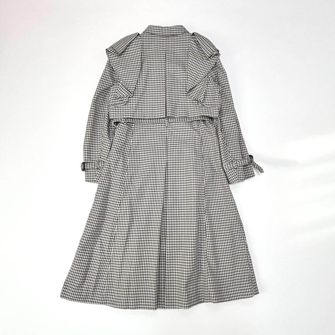 極美品　セルフォード 　３ＷＡＹフリルトレンチコート　M　大人可愛い