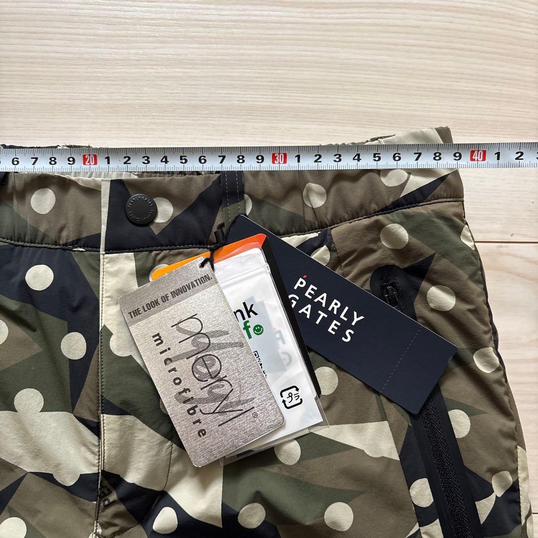 PEARLY GATES ストレッチタフタ　トリコットハイテンションパンツ