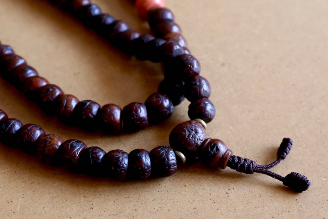 数珠 チベット Tibetan Mala 鳳眼菩提樹