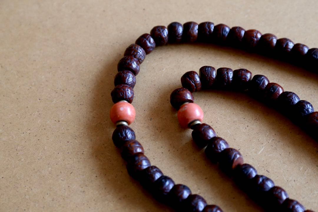 数珠 チベット Tibetan Mala 鳳眼菩提樹