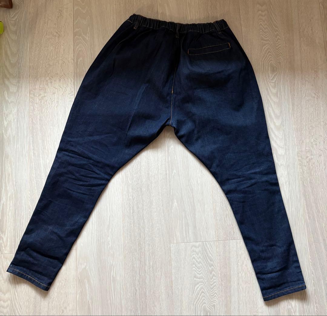 CAMBIO ストレッチデニムサルエルパンツ