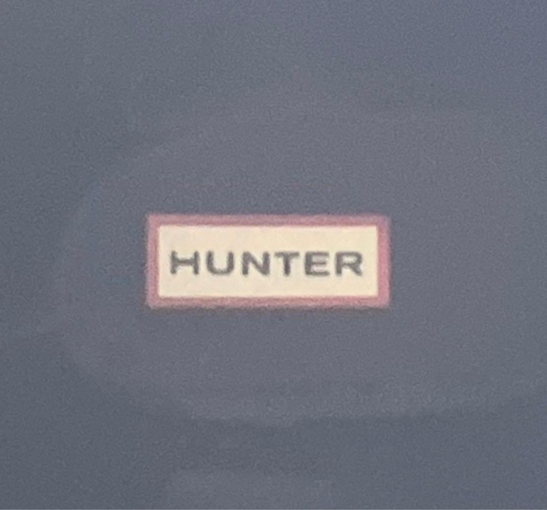極美品　HUNTER ハンター 長靴 レインブーツ　ブラウン バックル　25cm