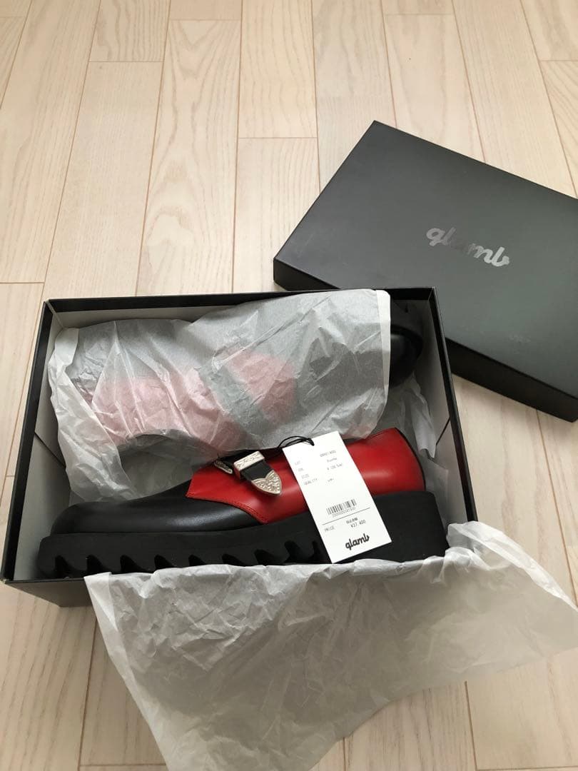 新品　glamb グラム　ベルテッドシャークソールシューズ　サイズ4