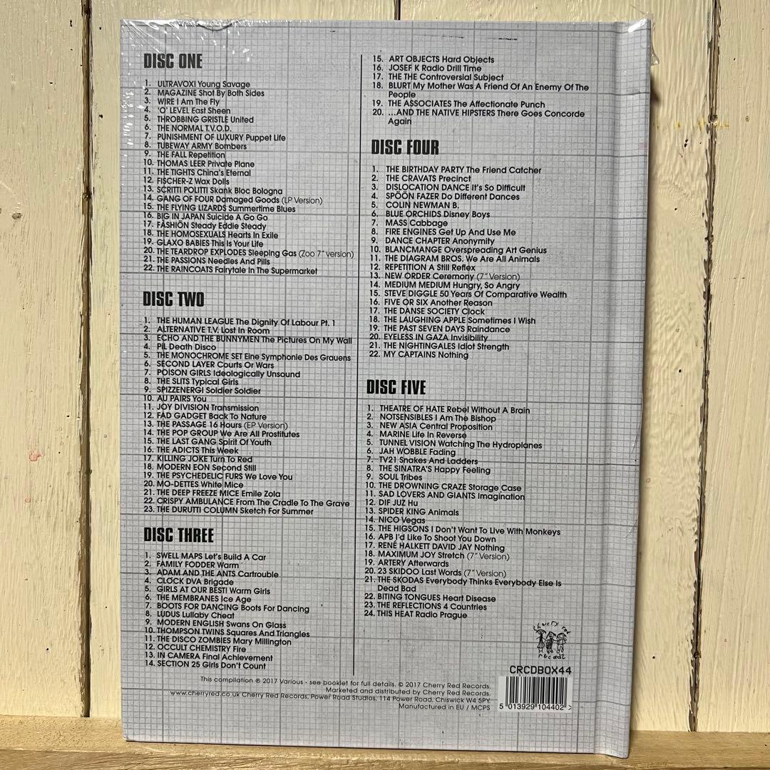 V.A.UK POST PUNK 1977-1981 5CD 未開封新品