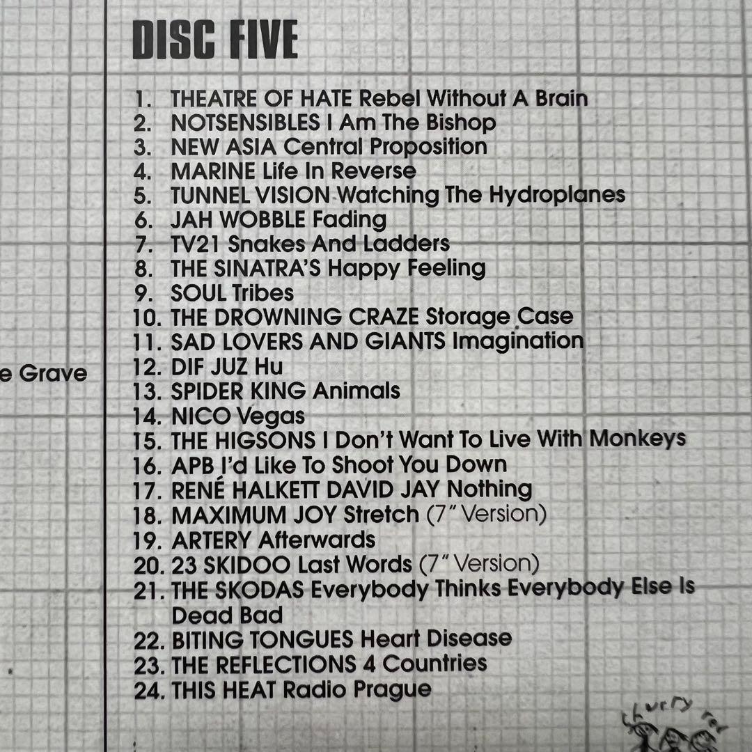 V.A.UK POST PUNK 1977-1981 5CD 未開封新品