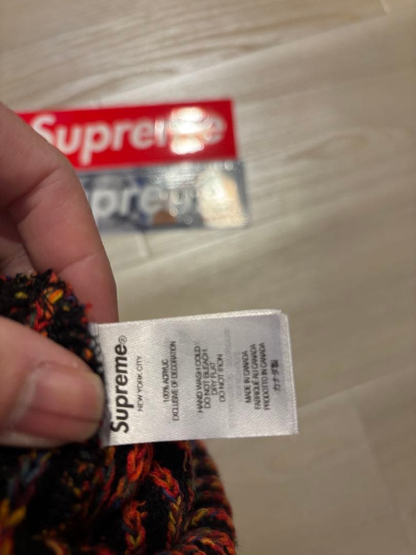帽子 supreme 25FW Rainbow Loose Gauge Beanie