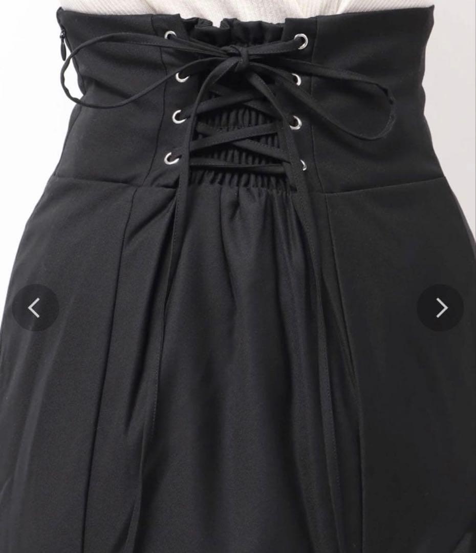 【美品】dazzlinバックレースアップアシメマーメイドスカート