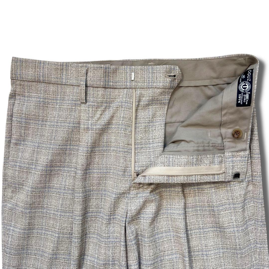 極美品 アダムエロペ × OGUZ 別注 T/R ストレッチ ルーズ スーツ M