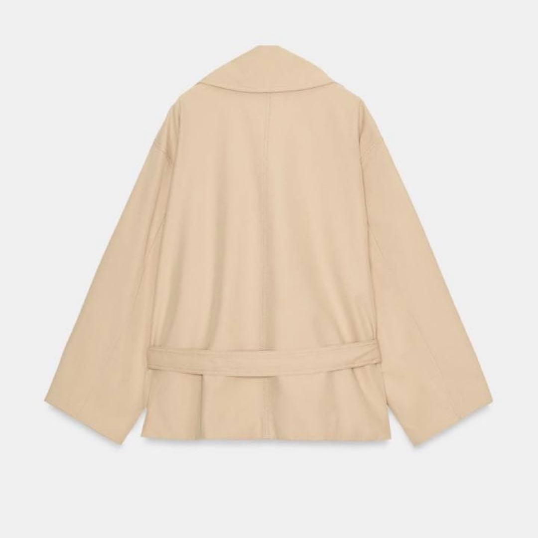 ZARA 　ショートトレンチコートXS-S
