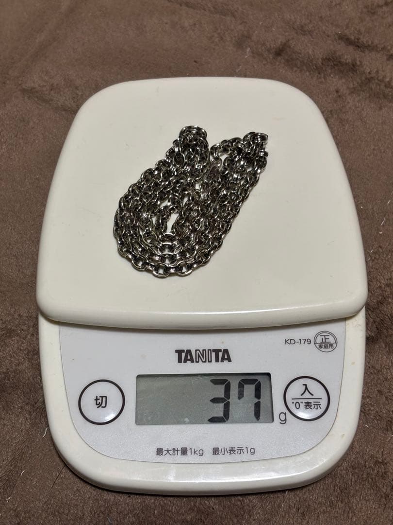 シルバー925ペーパーチェーン60センチ　クロムハーツ好きに