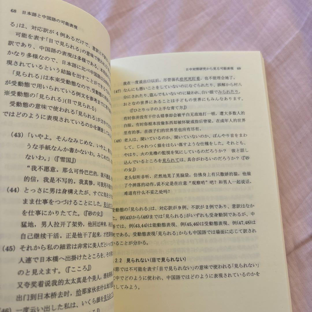 【新品】日本語と中国語の可能表現(絶版本) 日中対照言語学会編/白帝社①
