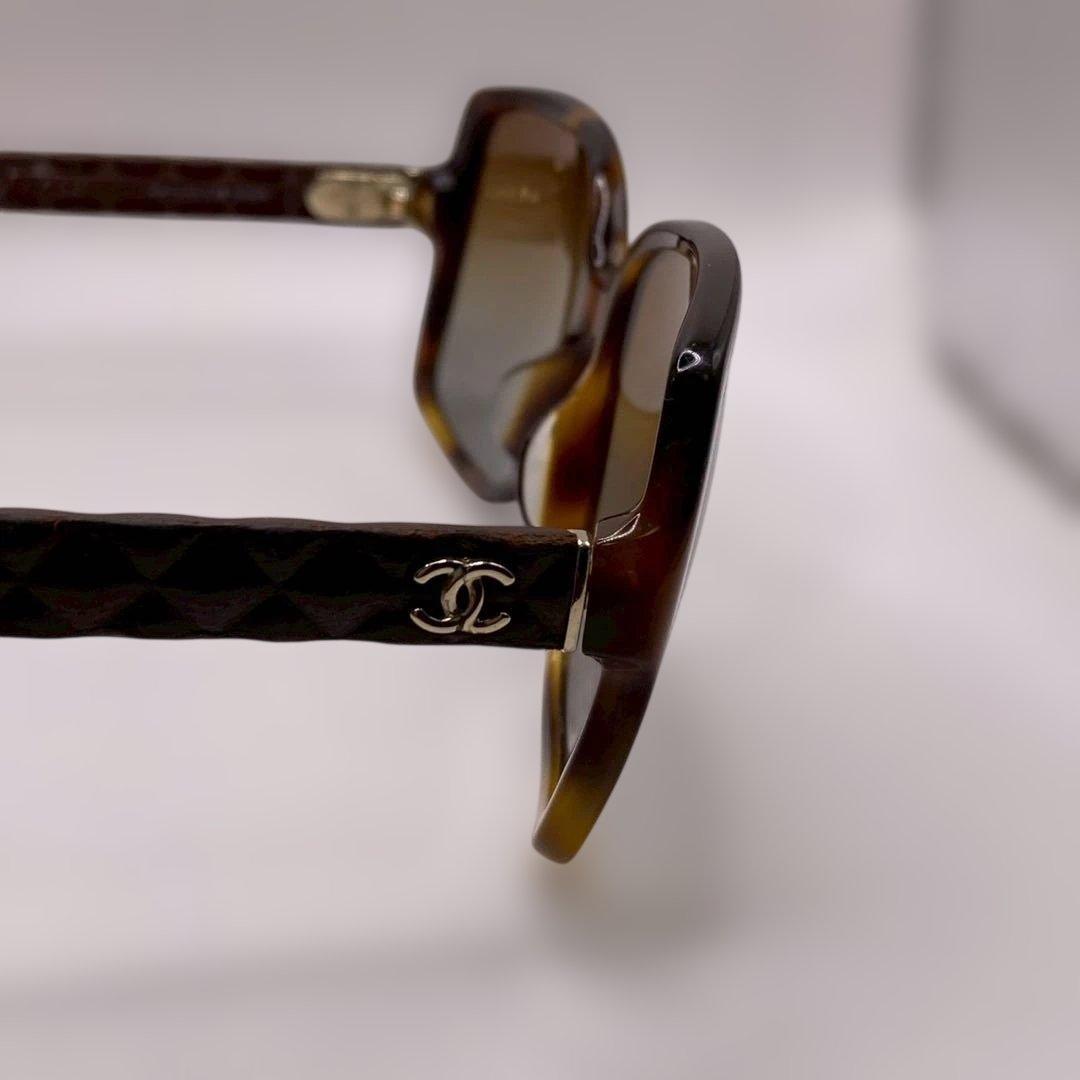 希少　CHANEL　ココマーク　サングラス べっ甲　マトラッセ　アイウェア