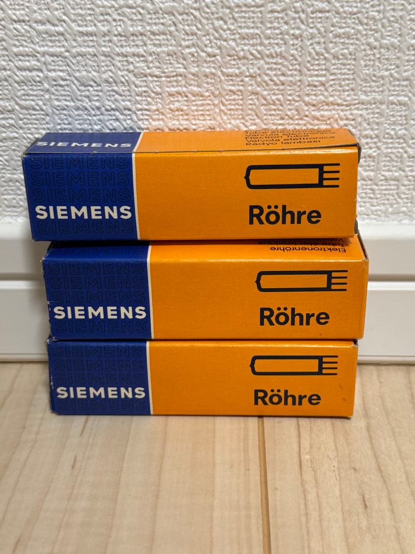 D*r様 SIEMENS ECC82 12AU7 真空管 3本セット 箱付き動作
